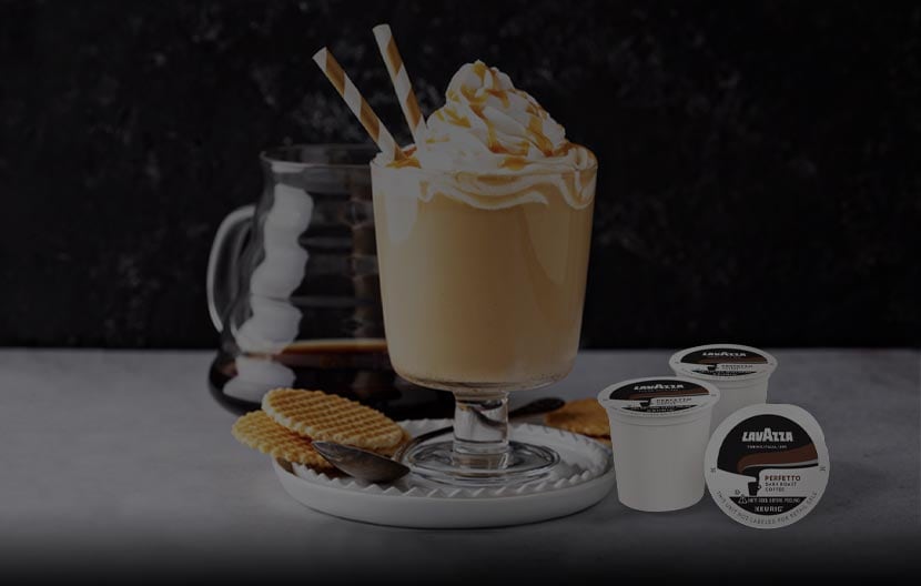 Salted Caramel Coffee made with Lavazza Keurig K-Cup® Pods