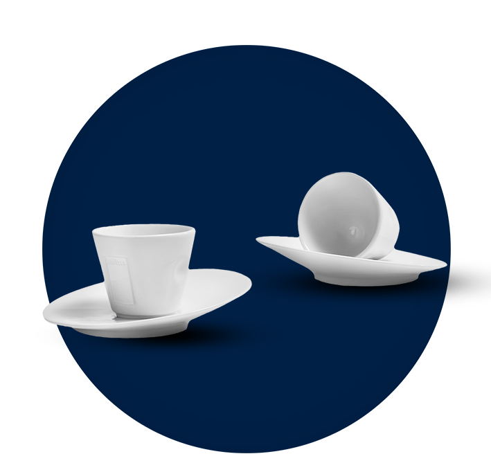 Set of 2 Lavazza Coffee Cups With Saucers Limited Edition Collectible Small  Coffee Cups Coffee Serving Set Espresso Cup Classic Coffee Mug 