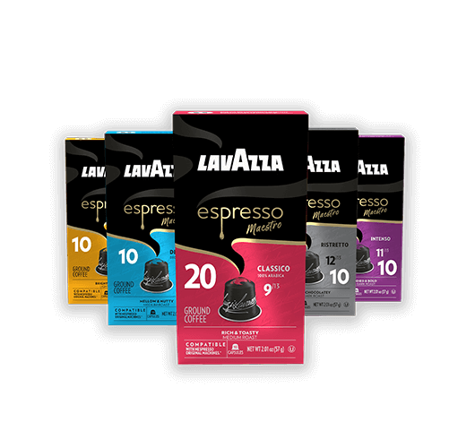 Lavazza Espresso Variety Pack Aluminum Compatible Capsules