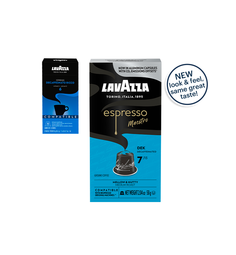 Cápsulas de aluminio LAVAZZA Classico para Nespresso