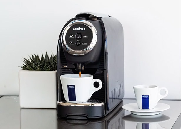 Lavazza BLUE Classy Mini Single Serve Espresso Coffee Machine LB 300, 5.3  x 13 x 10.2 2 Coffee selections: simple touch controls, 1 programmable  free dose and 1 pre-set: Home & Kitchen 