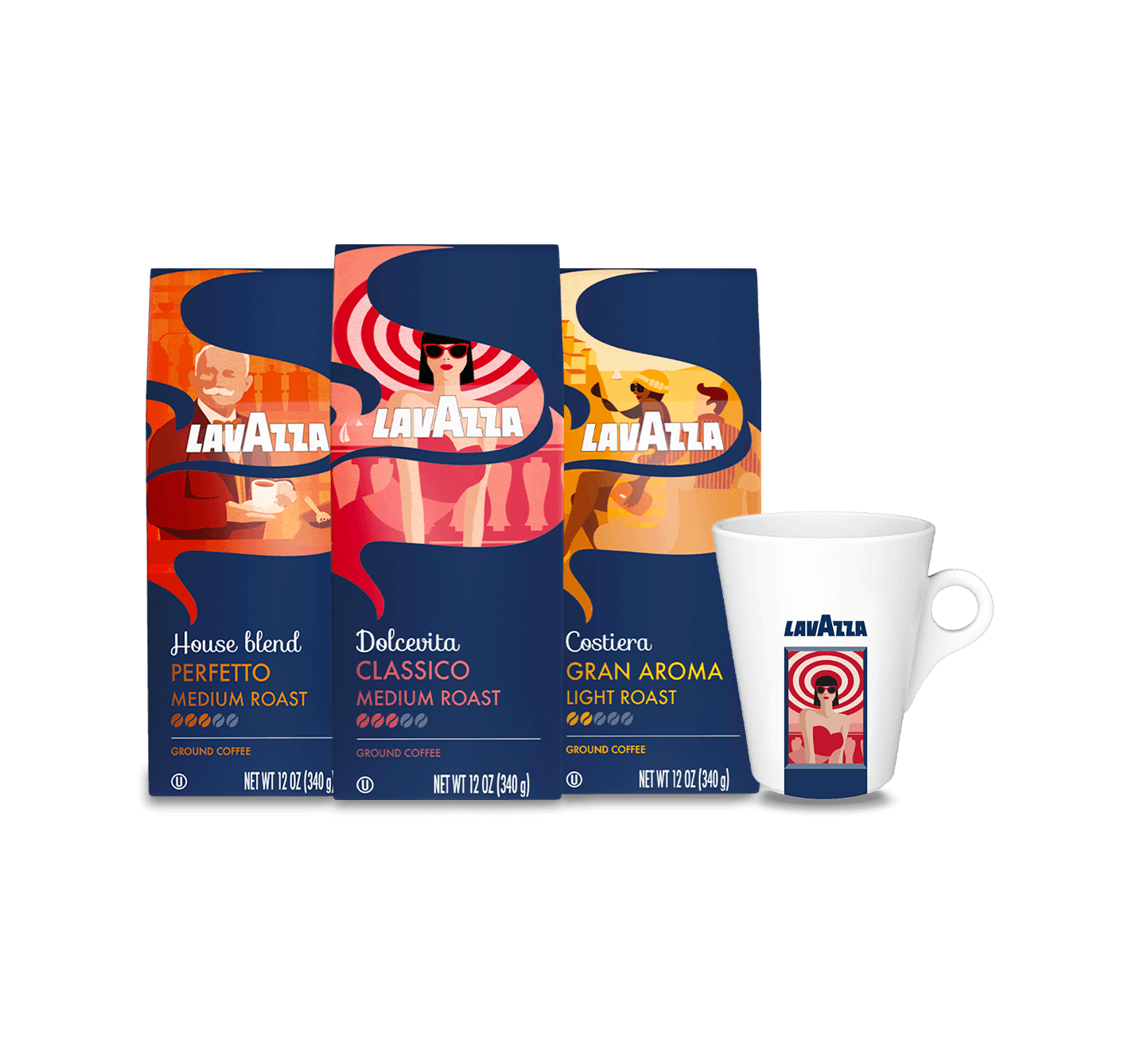 Ground Coffee and Mug Bundle